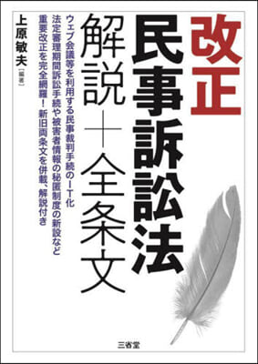 改正民事訴訟法 解說+全條文