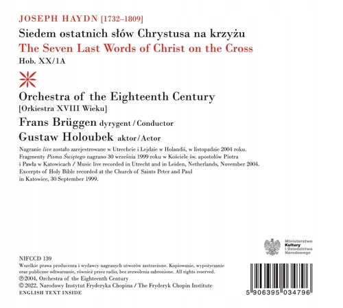 Franz Bruggen 하이든: 십자가 위의 일곱 말씀 (Haydn: the Seven Last Words of Christ On the Cross)