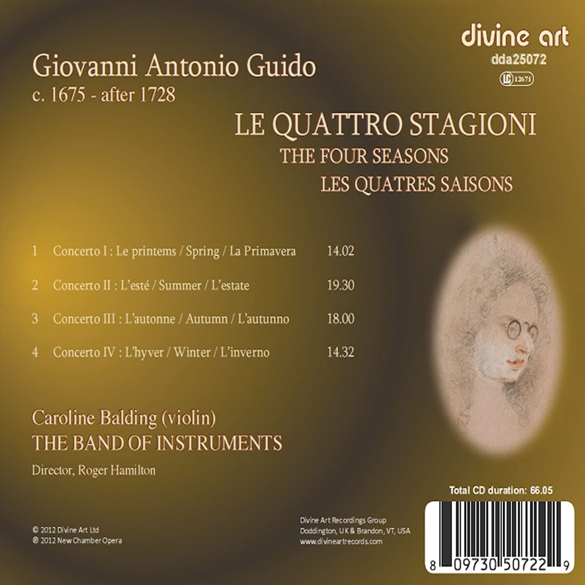 The Band of Instruments 조반니 안토니오 귀도: 실내악 ‘사계의 음악적 다양성’ (Guido: The Four Seasons)
