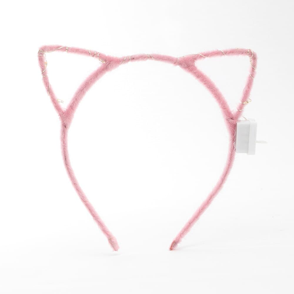 LED 큐티 고양이 머리띠 점멸 이벤트용 동물머리띠