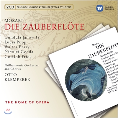 Otto Klemperer 모차르트: 마술피리 - 야노비츠, 게다, 포프, 슈바르츠코프, 클렘페러 (Mozart: Die Zauberflote, K620)