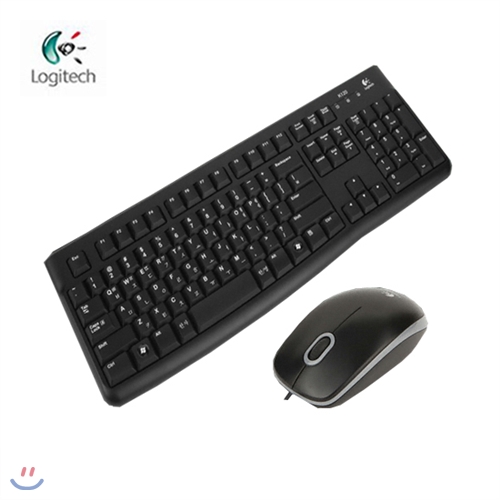 logitech 로지텍 유선 키보드 마우스 Set MK120