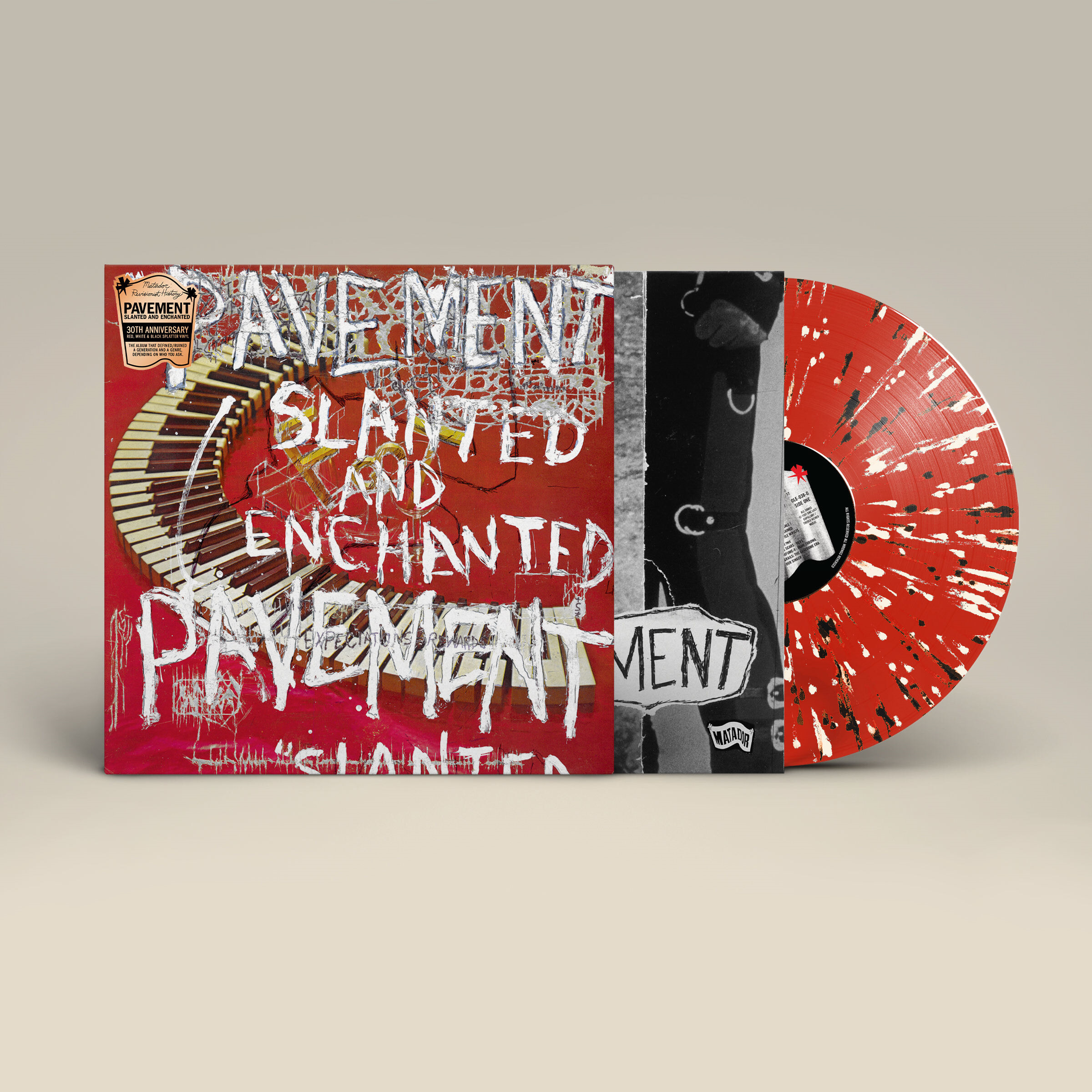 Pavement (페이브먼트) - 1집 Slanted & Enchanted [레드 & 블랙 & 화이트 스플래터 컬러 LP]