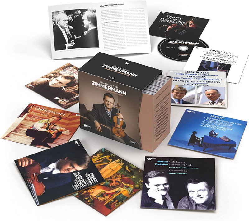 프랑크 페터 짐머만 워너 레이블 녹음 전집 (Frank Peter Zimmermann The Complete Warner Recordings)