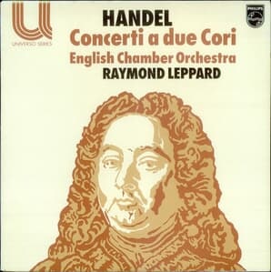 [중고] [LP] Raymond Leppard / Handel : Concerti A Due Cori (수입/6580212)