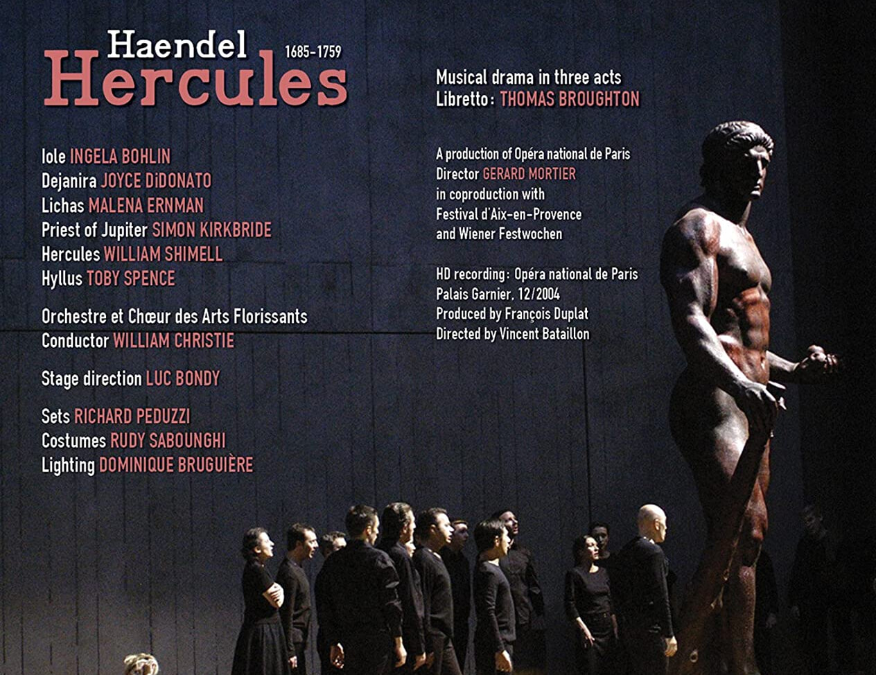 William Christie 헨델: 오페라 `허큘리스` (Handel: Hercules)