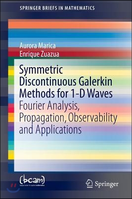 Symmetric Discontinuous Galerkin Methods for 1-D Waves: Fourier Analysis, Propagation, Observability and Applications