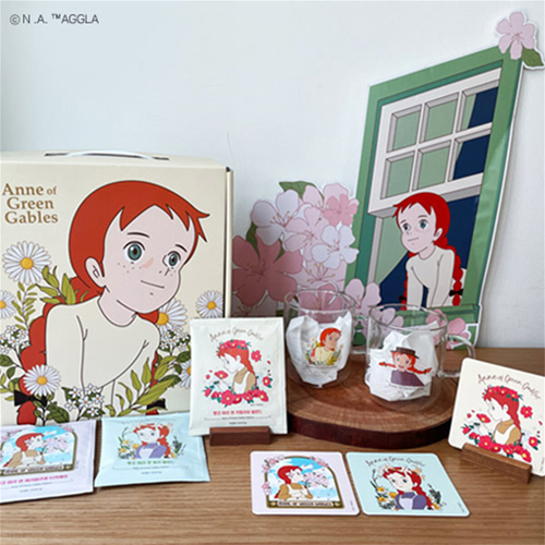 [종료] [YES24] 빨강 머리 앤 컬러링 엽서북 1 + 빨강 머리앤 드립백 커피 선물 세트