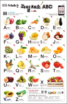 노래하는 학습벽보 과일채소 ABC