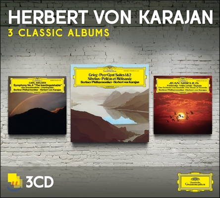 Herbert von Karajan 헤르베르트 폰 카라얀 - 시벨리우스 / 그리그 / 닐센 (3 Classic Albums)
