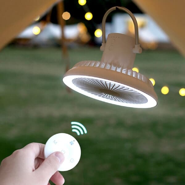 늘바론 캠핑 무선 타프팬 / 캠핑선풍기 LED조명 리모컨 포함 야외용선풍기 SMC-CP1