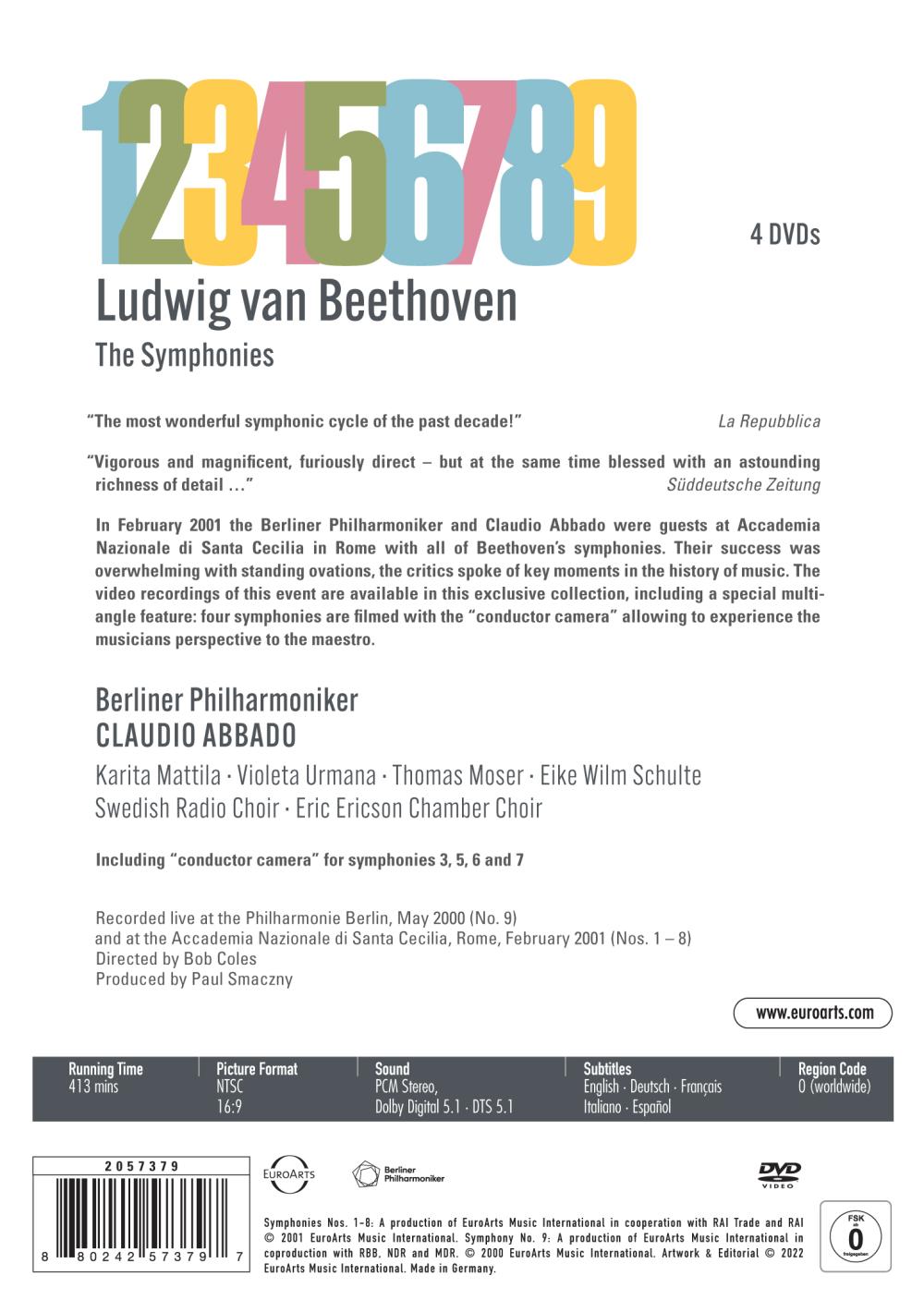 Claudio Abbado 베토벤: 교향곡 전집 - 클라우디오 아바도 (Beethoven: Complete Symphonies)