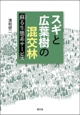 スギと廣葉樹の混交林 蘇る生態系サ-ビス