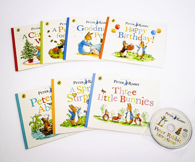 피터 래빗 생활 그림책 픽처북 7종 박스 세트 (Book &amp; CD) : Peter Rabbit Storytime