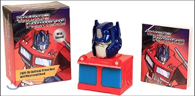 Transformers: Light-up Optimus Prime Bust + Illustrated Book