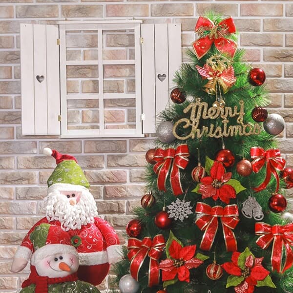 레드 트리 장식세트(150cm) 크리스마스 트리장식