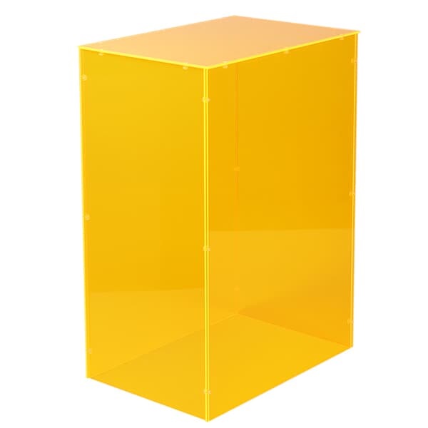 모듈협탁 아크릴테이블 투명 침실 카페협탁 형광 노랑