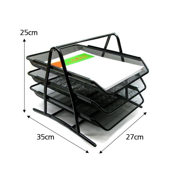 철제 3단 서류정리함/사무실 책상정리 문서보관함