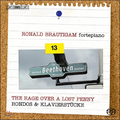 Ronald Brautigam 베토벤: 피아노 솔로 작품 13집 (Beethoven: Complete Works for Solo Piano Volume 13)