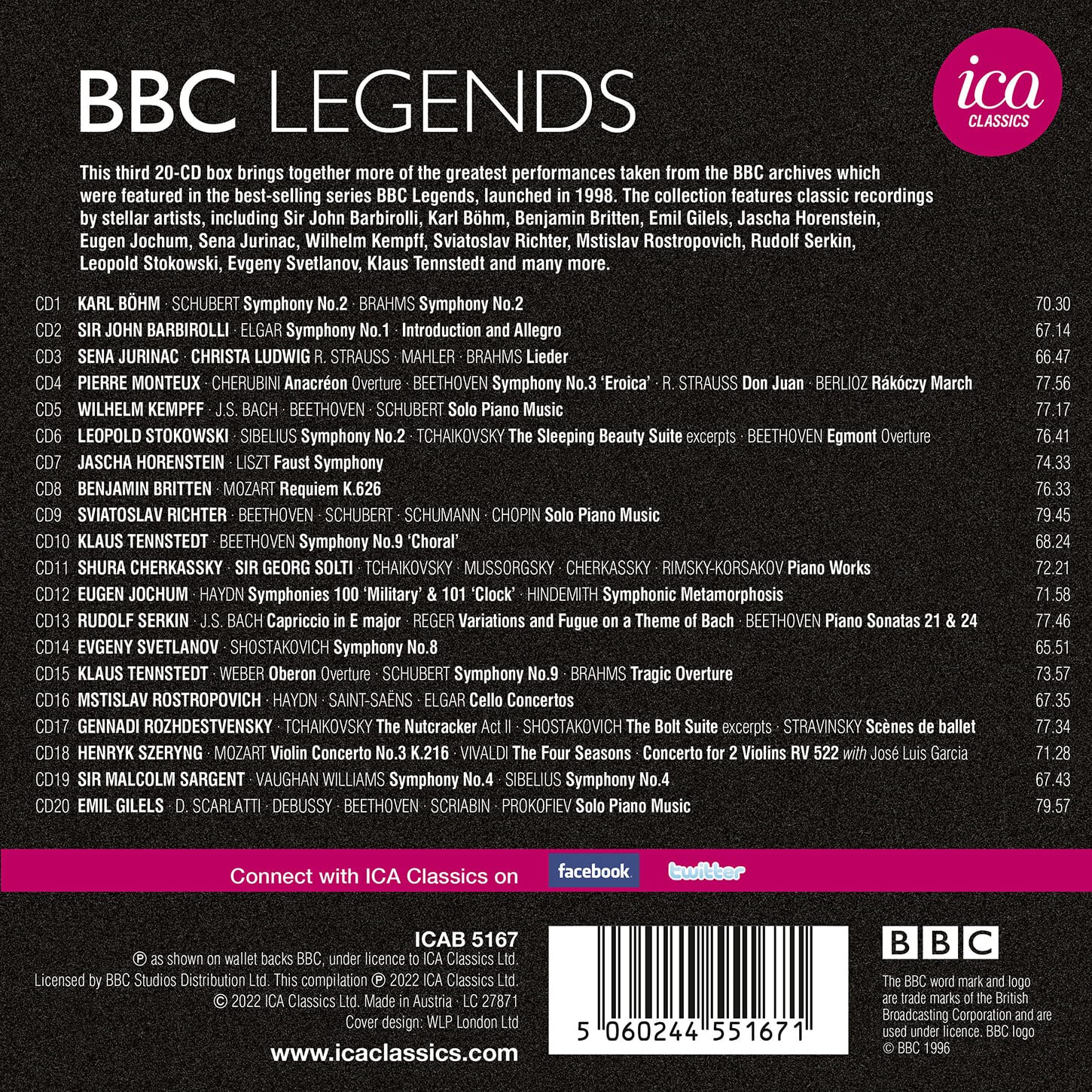 BBC 레전드 그레이트 레코딩스 Vol.3 (BBC Legends Volume 3)