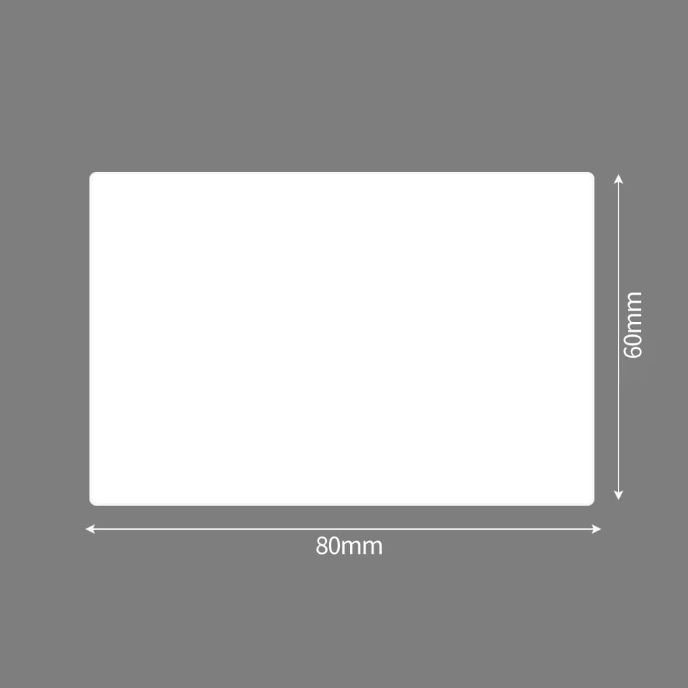 바코드 감열 롤라벨 800매 80x60mm 산업 라벨스티커