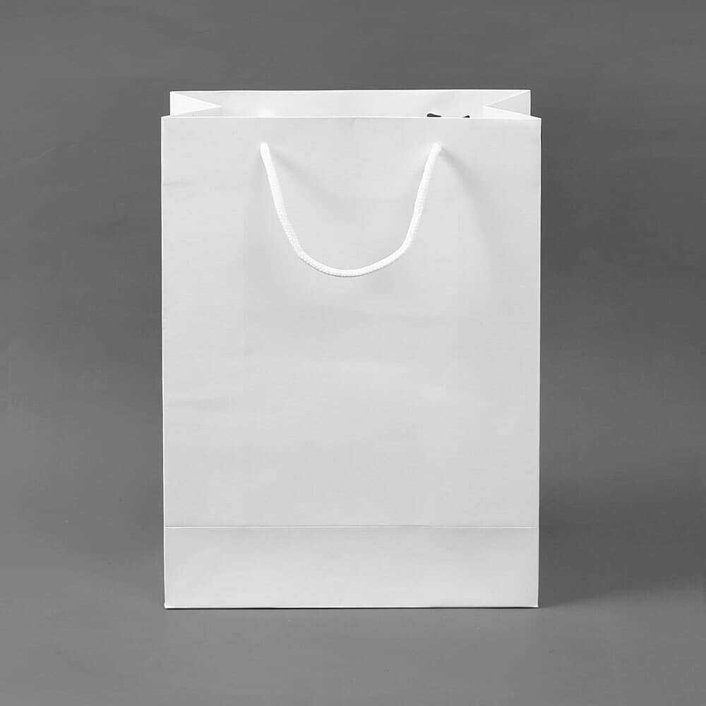 무지 세로형 쇼핑백 10p(13x19cm) (화이트) 종이백