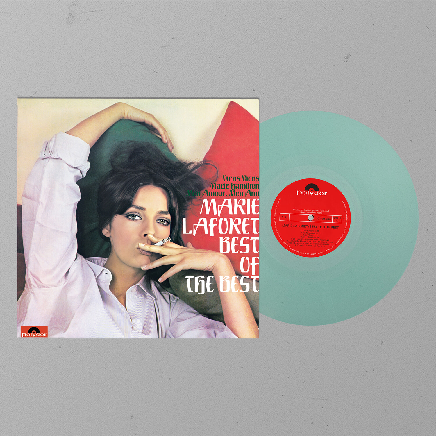 Marie Laforet (마리 라포레) - Best Of The Best [투명 그린 컬러 LP]