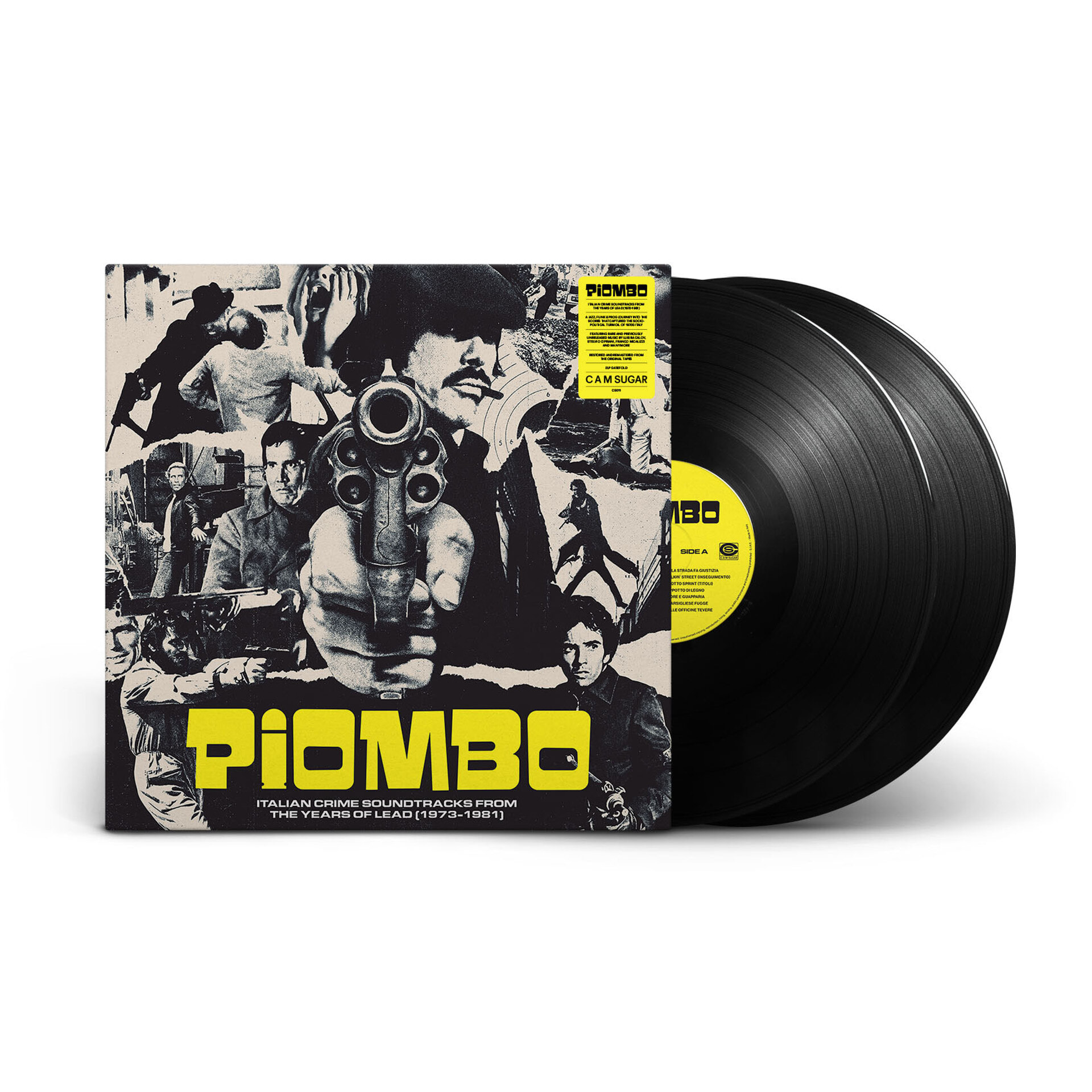 이탈리아 범죄물 영화음악 모음집 (PIOMBO: Italian Crime Soundtracks from the Years of Lead 1973-1981) [2LP]