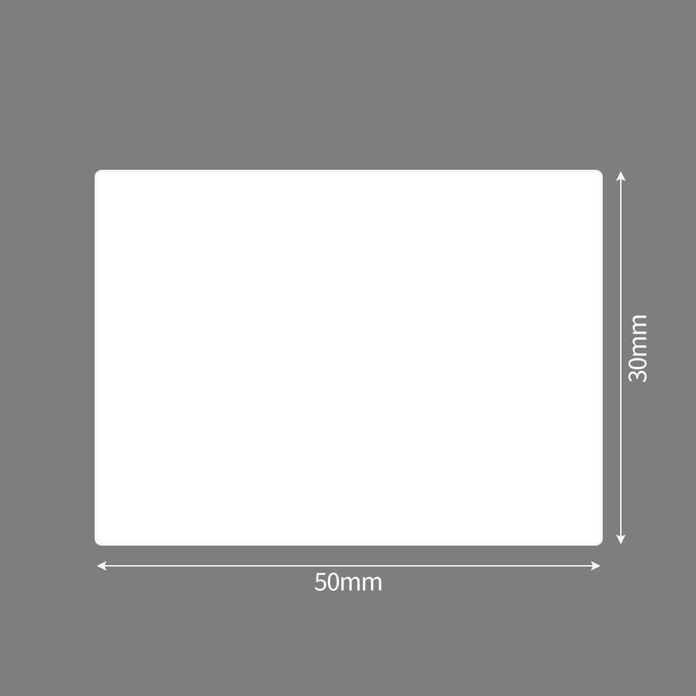 바코드 감열 롤라벨 1000매 50x30mm 라벨스티커