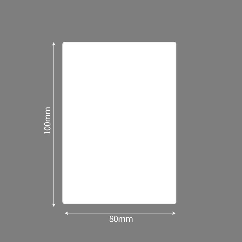 바코드 감열 롤라벨 250매 80x100mm 산업 라벨스티커