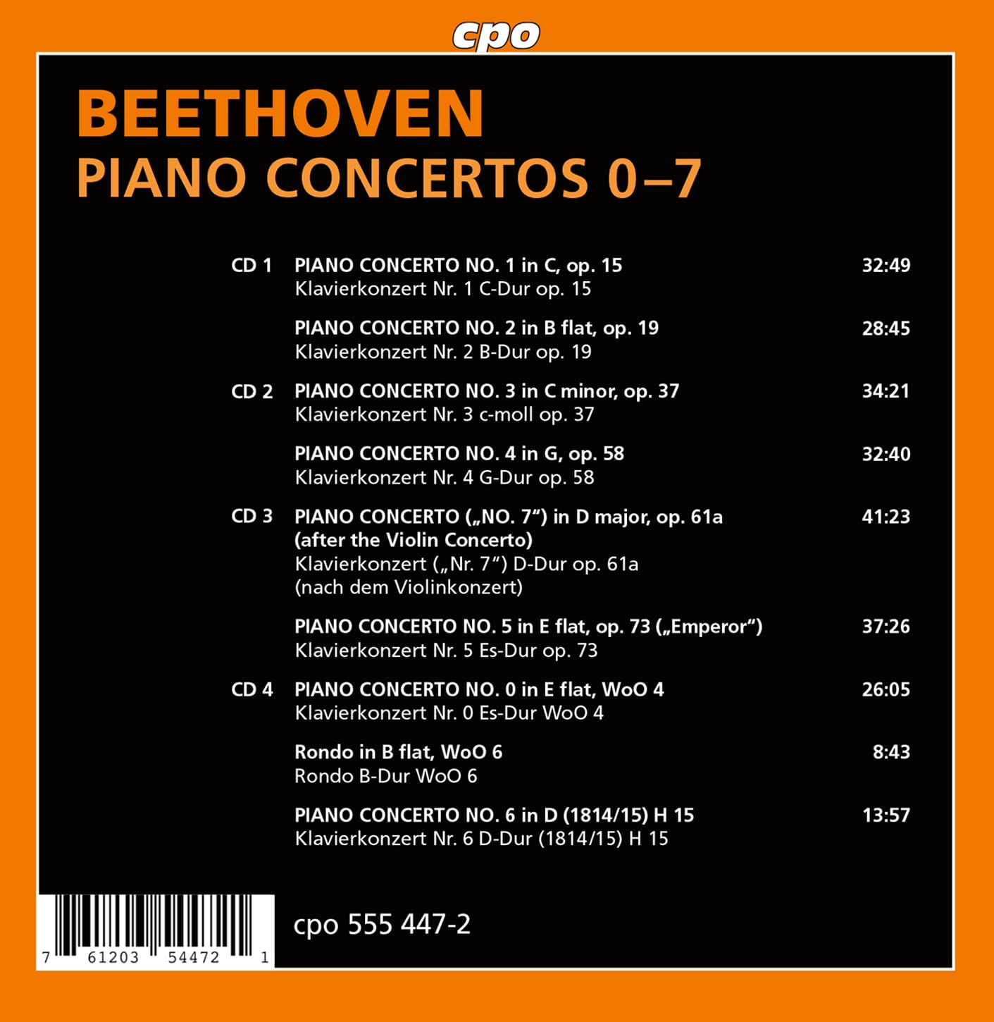 Michael Korstick 베토벤: 피아노 협주곡 0-7번 (Beethoven: Piano Concertos 0-7)