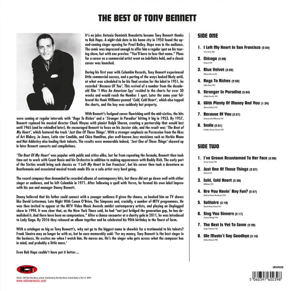 토니 베넷 베스트 모음집 (The Best Of Tony Bennett) [LP]