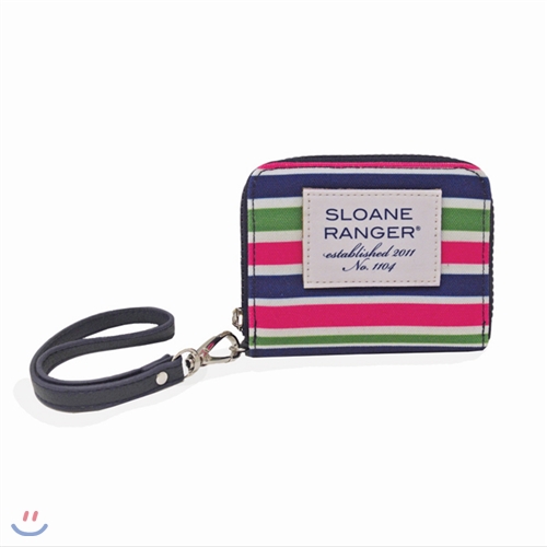 [Sloane Ranger] ID Wristlet 멀티 미니 지갑 - Slonie Stripe