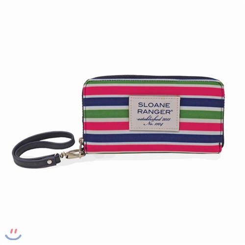 [Sloane Ranger] Smartphone wallet 스마트폰지갑 - Slonie Stripe