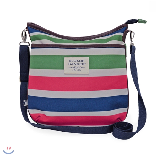 [Sloane Ranger] Large Crossbody 크로스백 - Slonie Stripe