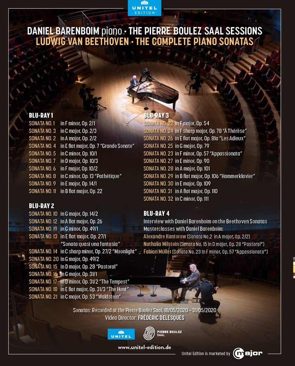 Daniel Barenboim 베토벤: 피아노 소나타 전곡집 - 다니엘 바렌보임 (Beethoven: The Complete Piano Sonatas)