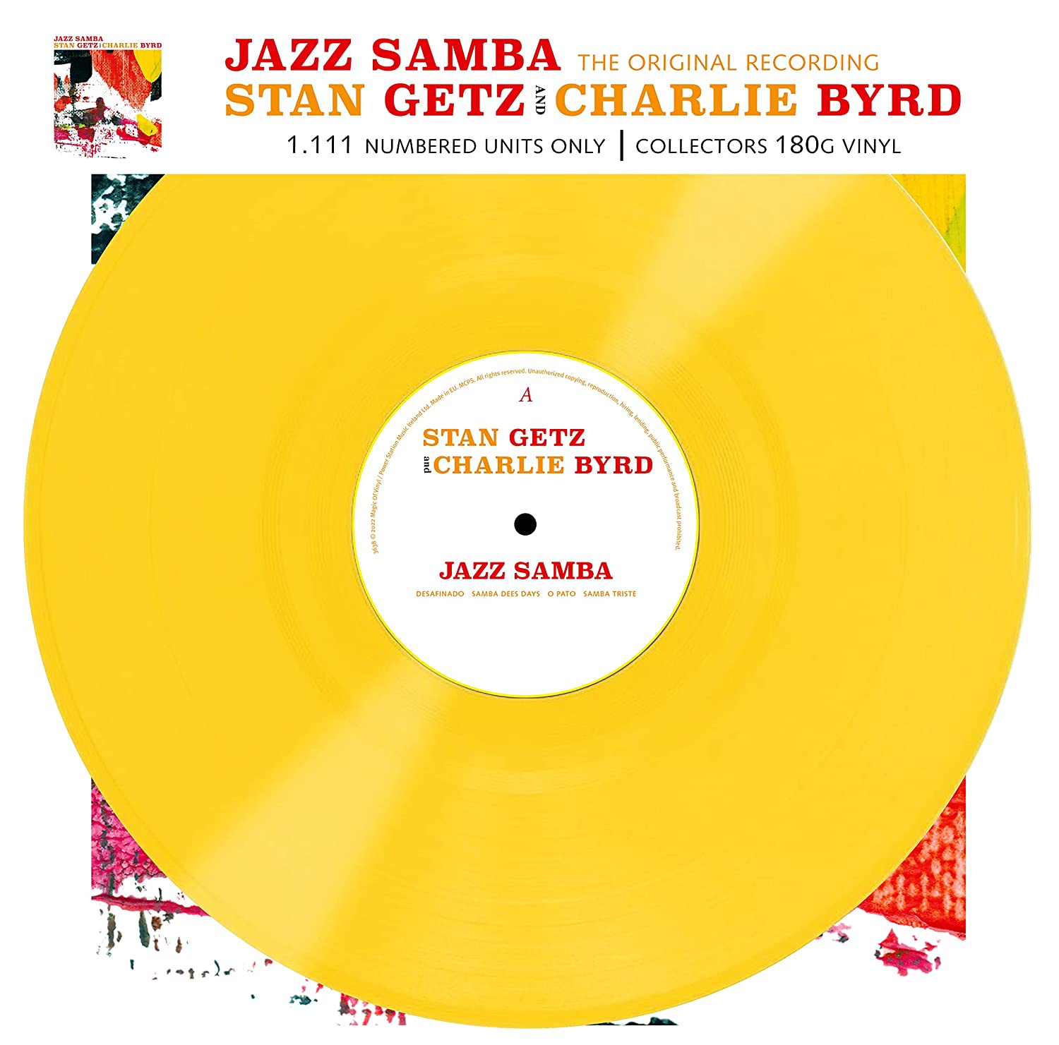 Stan Getz / Charlie Byrd (스탄 게츠 / 찰리 버드) - Jazz Samba [옐로우 컬러 LP]