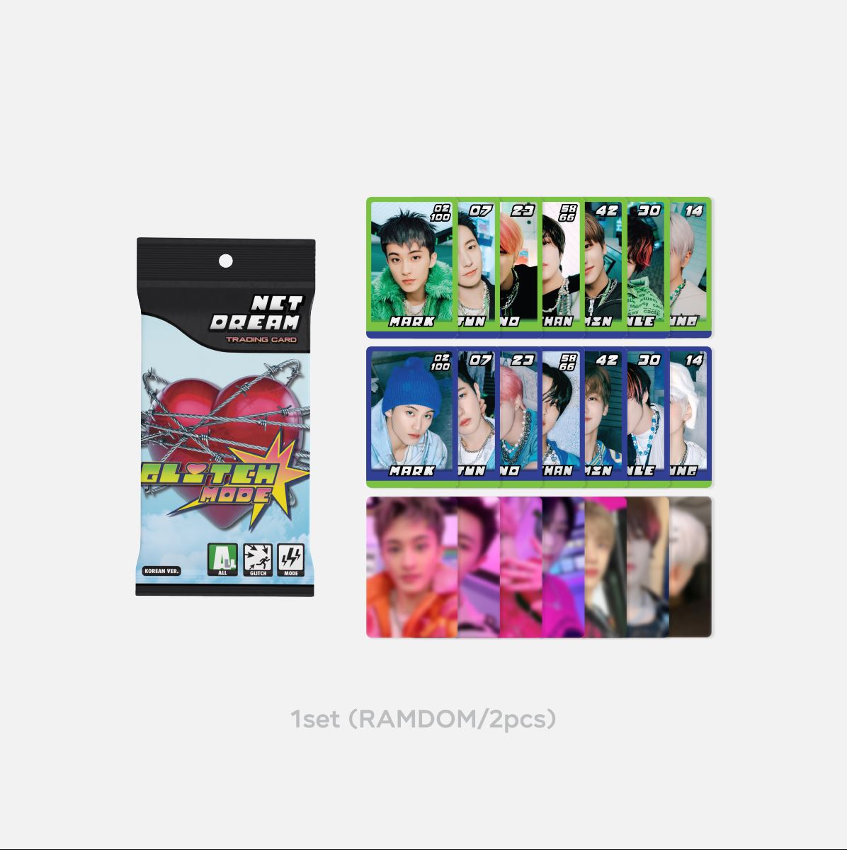 NCT DREAM - Glitch Mode] 랜덤 트레이딩 카드 SET [A ver.] | NCT