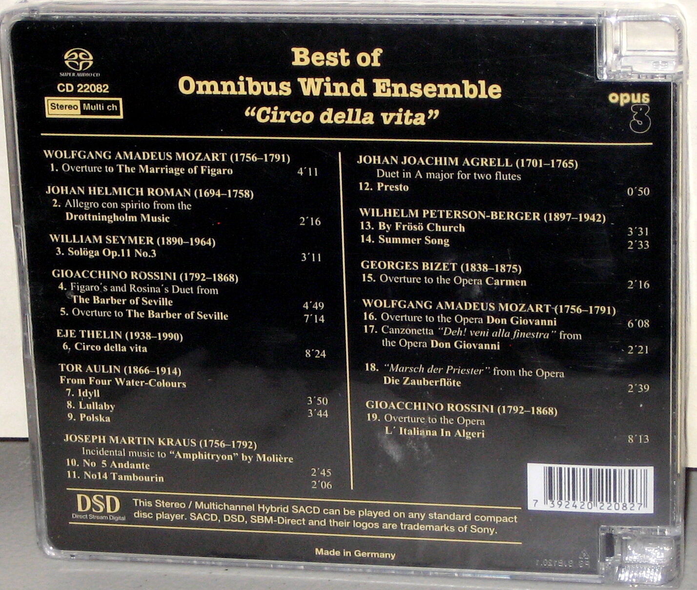 옴니버스 윈드 앙상블 베스트 앨범 (Best of Omnibus Wind Ensemble - Circo Della Vita)