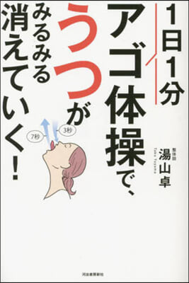 1日1分アゴ體操で,うつがみるみる消えていく! 