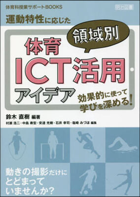 運動特性に應じた體育領域別ICT活用アイ