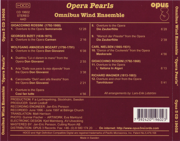 Omnibus Wind Ensemble 오페라 '진주' (Opera Pearls)