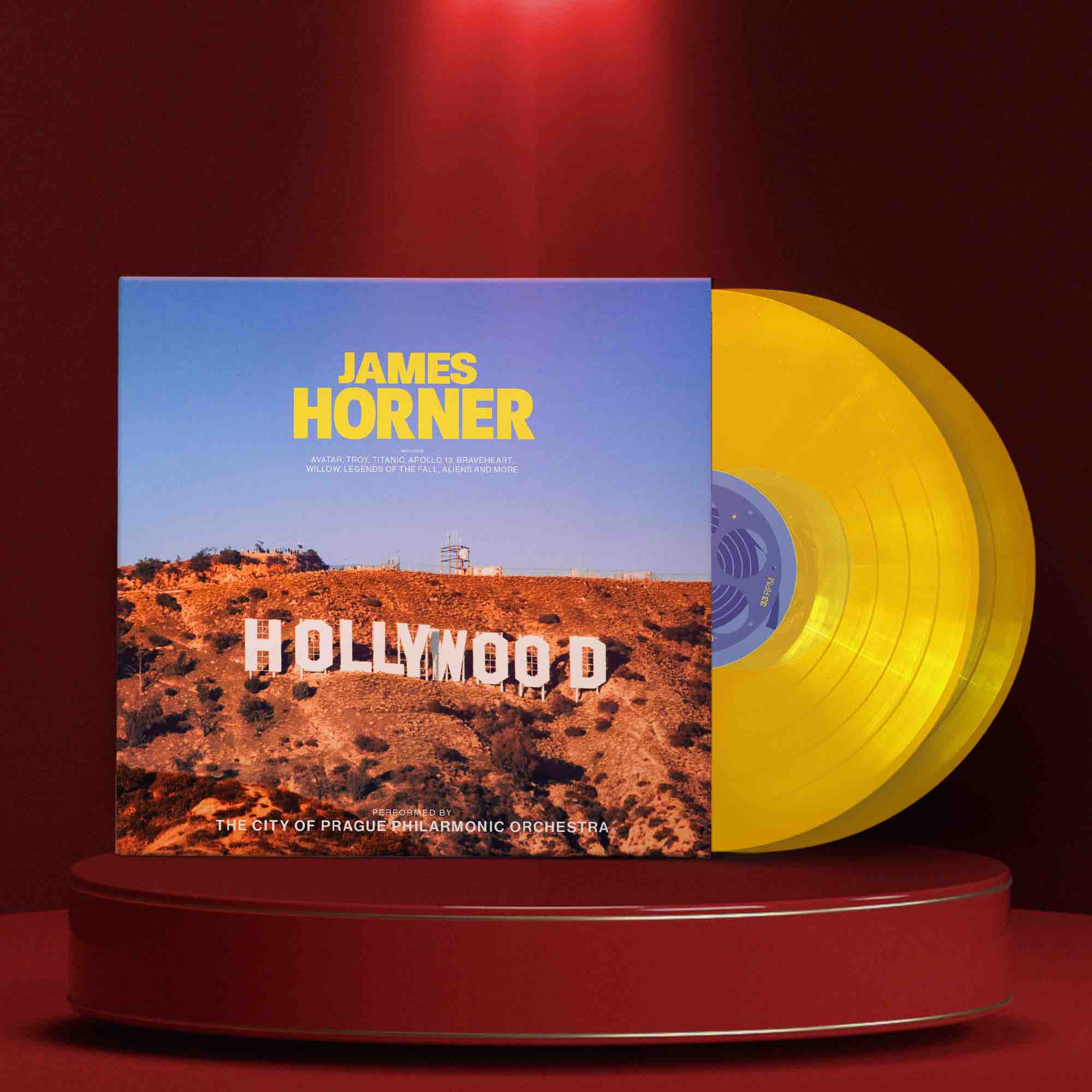 James Horner (제임스 호너) - Hollywood Story [투명 옐로우 컬러 2LP]