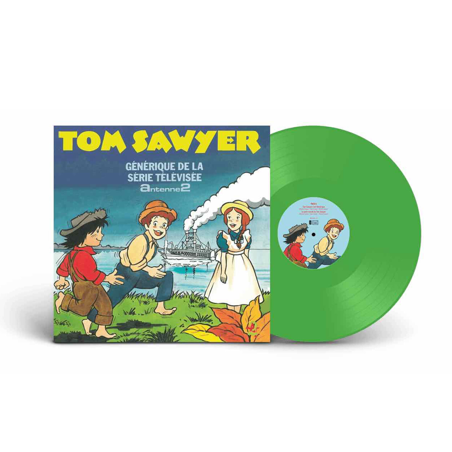 톰 소여의 모험 애니메이션 음악 (Tom Sawyer OST) [투명 그린 컬러 LP]
