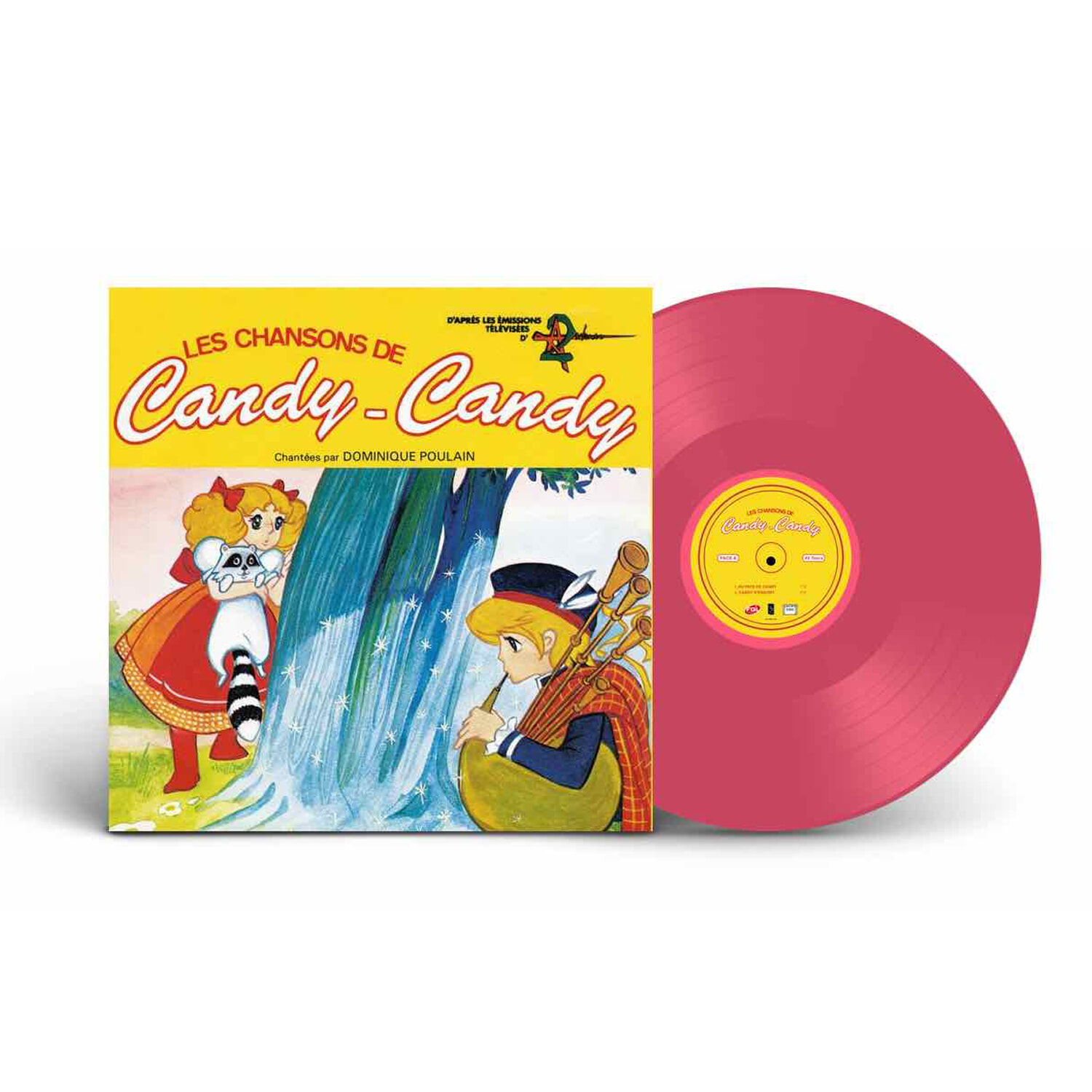 들장미 소녀 캔디 애니메이션 음악 (CANDY - Les chansons de Candy OST) [핑크 컬러 LP]