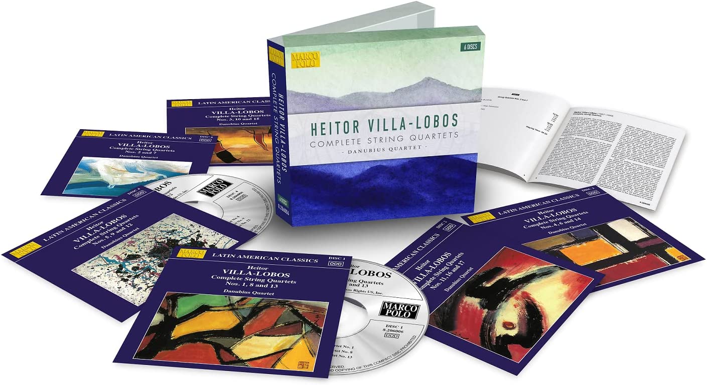 Danubius Quartet 빌라-로보스: 현악 4중주 전곡 (Villa-Lobos: Complete String Quartets) 