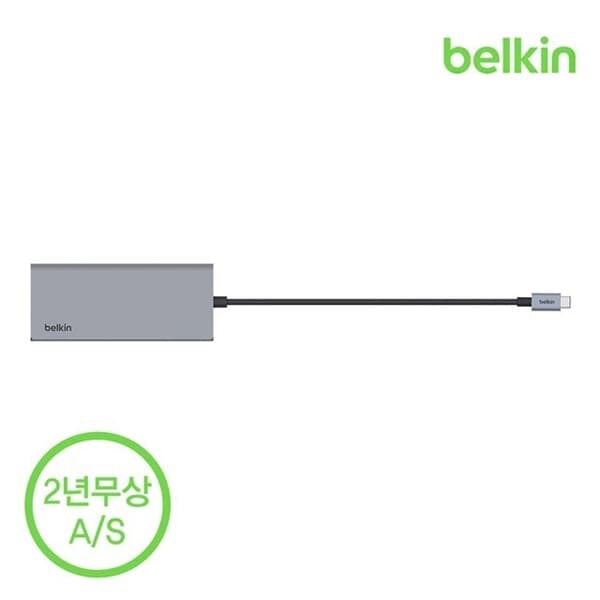 벨킨 C타입 7-in-1 멀티 포트 어댑터 허브 INC009bt