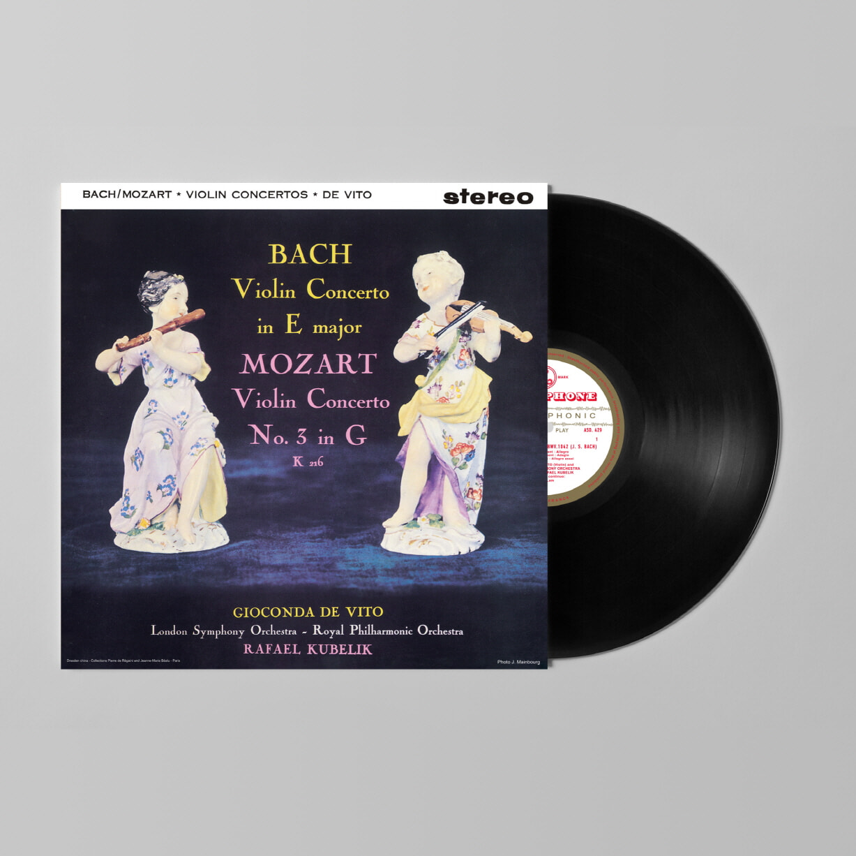 Gioconda De Vito 바흐 / 모차르트: 바이올린 협주곡 (Bach / Mozart: Violin Concertos) [LP] 
