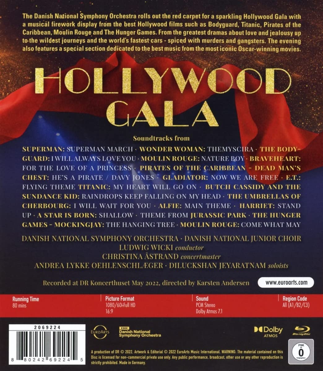 덴마크 국립 오케스트라가 연주하는 영화음악 (Danish National Symphony Orchestra - Hollywood Gala)