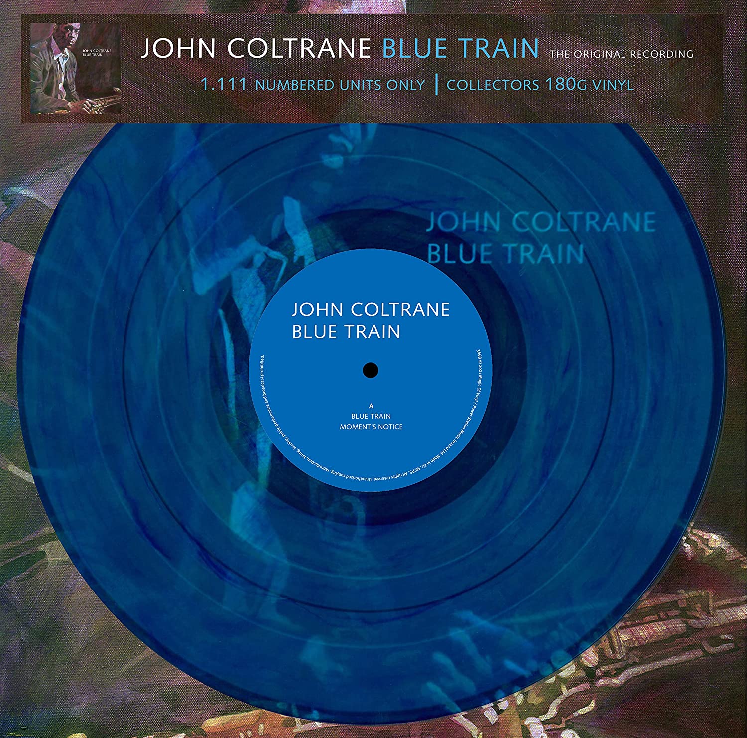 John Coltrane (존 콜트레인) - Blue Train (The Original Recording) [블루 마블 컬러 LP]